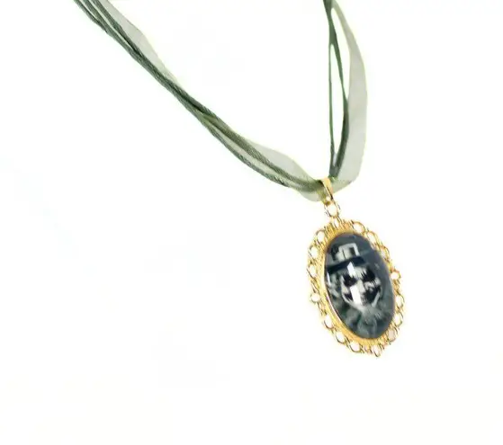 Handmade Gothic Victorian "The Cursed Clover: Gothic Leprechaun" Necklace St Patrick's