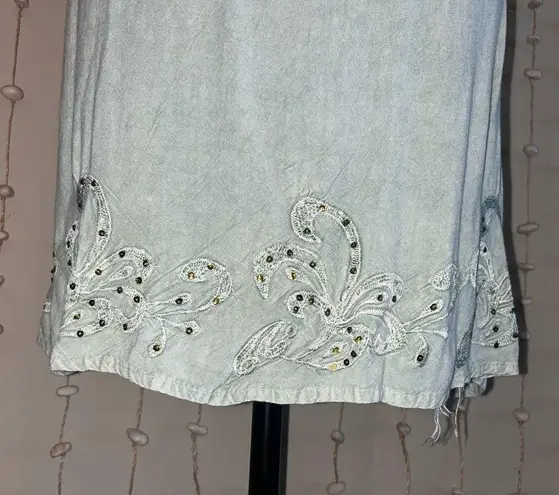 Raya Sun Mint Green Small Sundress Boho Chic Costal Cowgirl