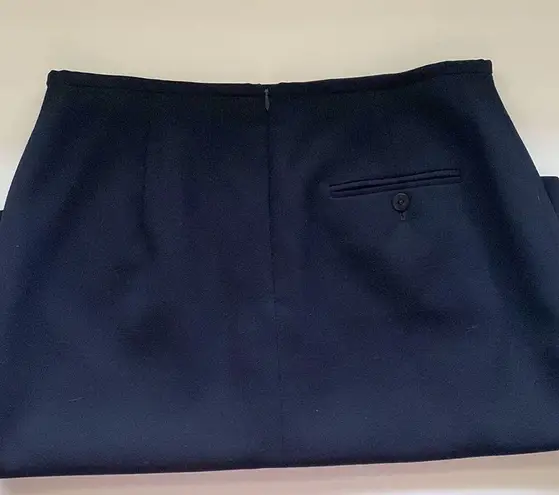 Ralph Lauren Lauren  wool navy blue pencil skirt, size 12