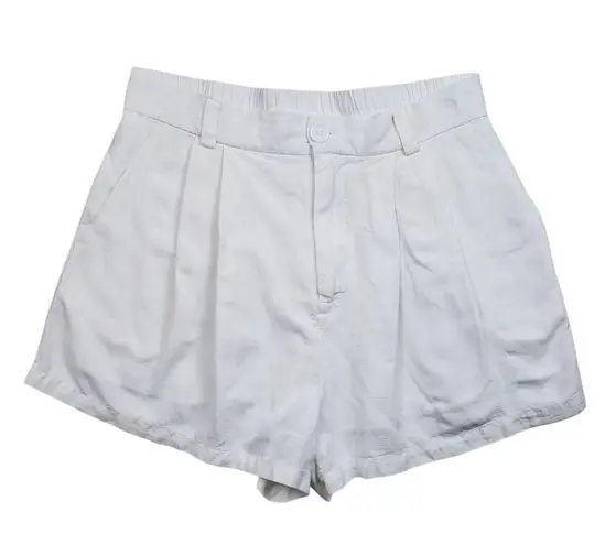 Mable Anthropologie Aliya Shorts Womens Small White Linen Blend High Rise