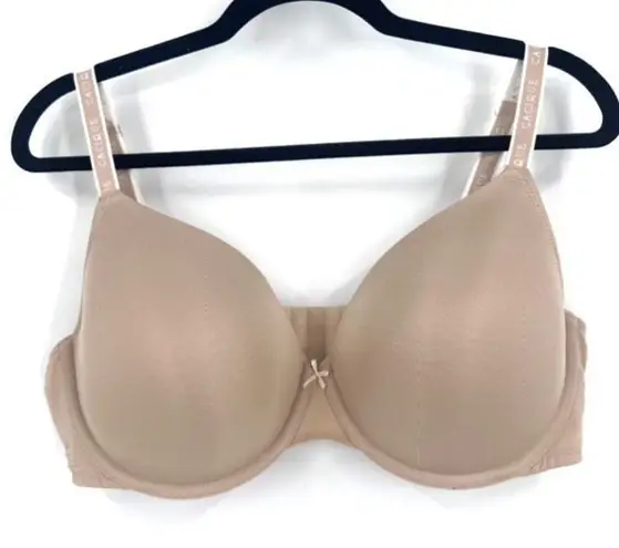 Cacique Women's Padded Lightly Lined Full Coverage T-Shirt Bra Beige Size 40DD