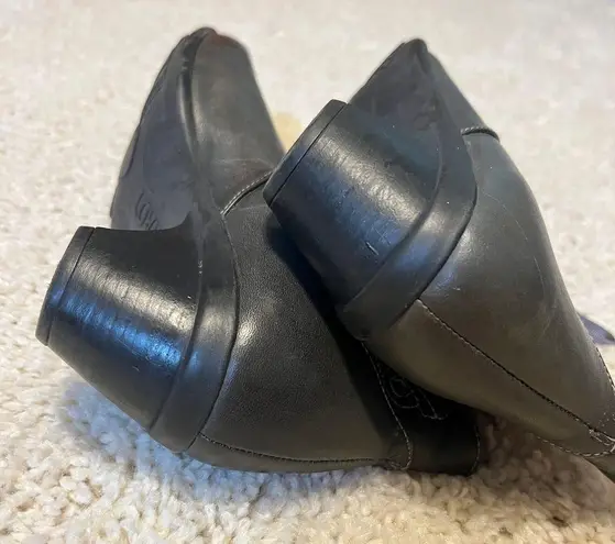 Naot Daring Madre Gray Leather Ankle Booties Boots Cutout Ribbon Laces 39 8