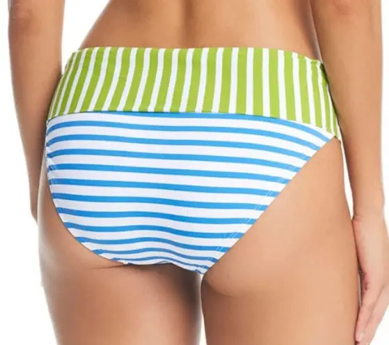 Bleu Rod Beattie Banded Fold Over Hipster Bikini Bottom Size 12