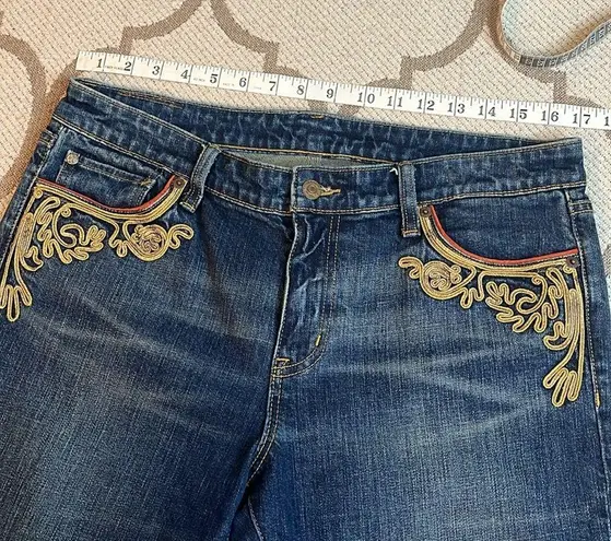 Denim & Supply Ralph Lauren Ralph Lauren Denim & Supply Skinny Gold Embroidered Distressed Jeans