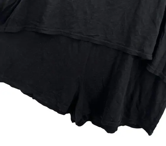 LA Made Black Sleeveless Knit Romper New Medium