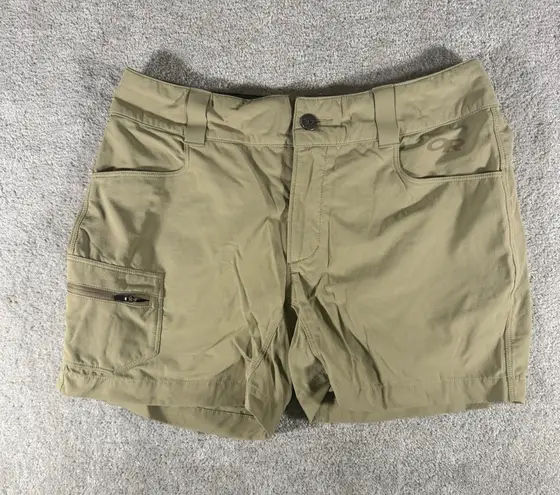 Outdoor Research Women's Ferrosi Shorts 5" Beige Size 6 Hiking Outdoor Stretch Tan