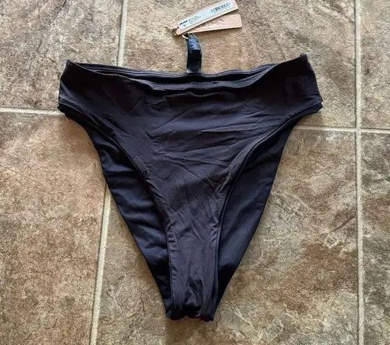 SKIMS Swim Mid Waist Bottom Onyx Small