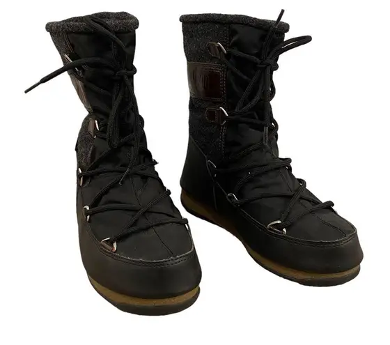 The Moon  Boot Tecnica Vienna Felt Lace Up Boots