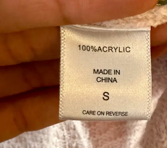 New York And Company Knit Pink Sweater Top Small