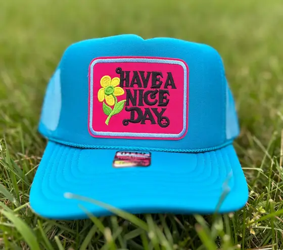 NEW have a nice day SnapBack / trucker hat