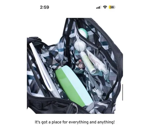 NEW Lug Ranger 2 Flamingo Mint Crossbody Handbag Bag NWT Cosmetic Travel Retired Green