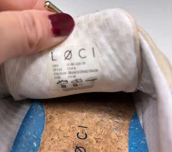 Loci Temperley Seven Cheetah Print Low Suede Sneaker 39 Brown Size 8