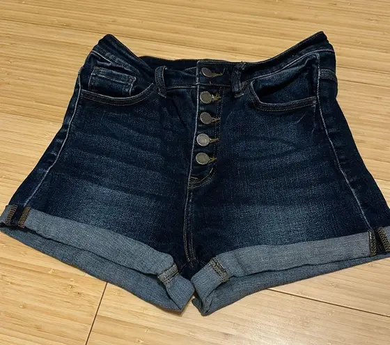 Signature Kurvy Ultra High Rise Short Blue Size 26