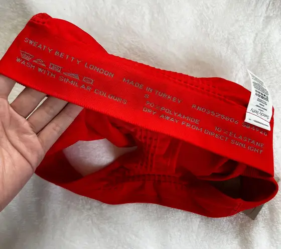 Sweaty Betty Stamina Sports Bra Rich Red