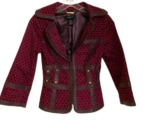 Arden B Pink/Purple Leather Jacket