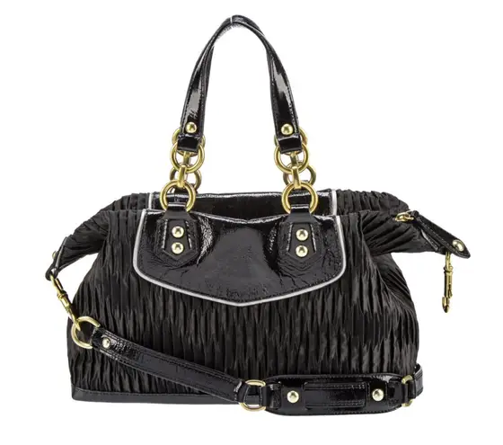 Coach Ashley black satchel carryall