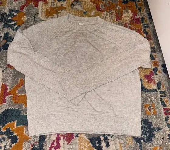 Lululemon Heather Grey Lightweight Crewneck