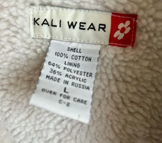 Kali Wear Pink Corduroy Vest Size Large