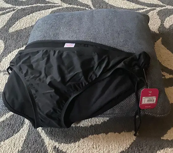 Isabel Maternity Maternity Side-Tie Swim Brief - by Ingrid & Isabel™ Black