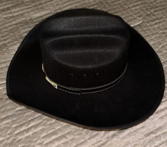 Girls Cowboy Hat Black Size S