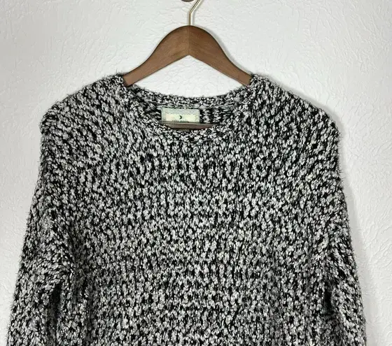 Ruby Moon Anthropologie  Black, White, & Gray Cozy Pullover Sweater