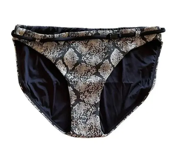 ANDIE Swim The Riviera
Bikini Bottom Print Mid Rise Skinny Belt Neutral S #1449