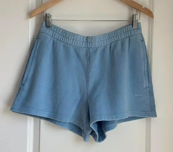 SKIMS French Terry Classic Short in Blue Bell, Size X-Small