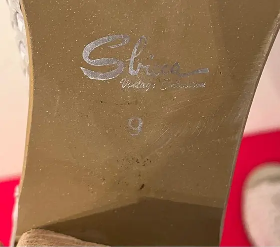 SbiccaTan Waterfront Leather Peep-Toe Bootie