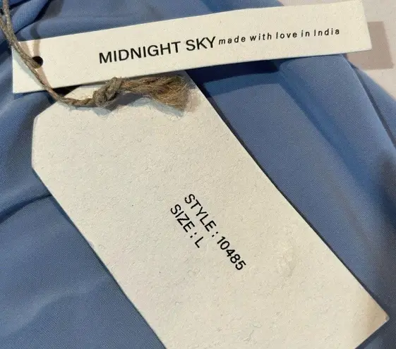 21 Saints Women Size XL Midnight Sky Blue Sleeveless with Keyhole Design Dress Size L