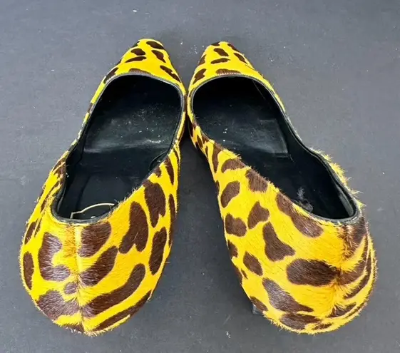 Roger Vivier Pony Hair Animal Print Decollete Pumps Size 42