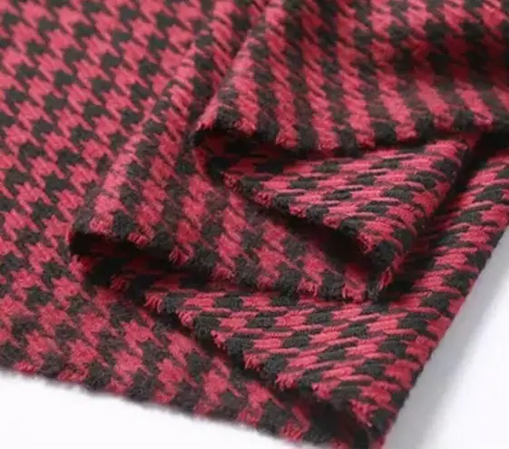 Red Black Houndstooth Skinny Scarf New University of Alabama