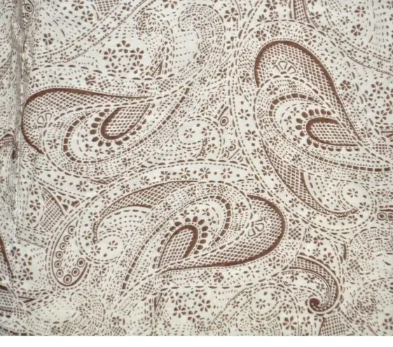 Wrangler Brown Paisley Print Concho Snap Front Embroidered Western Shirt Size XL