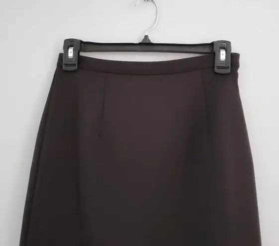 Spense Black Midi Laser Cutout Pencil Skirt S