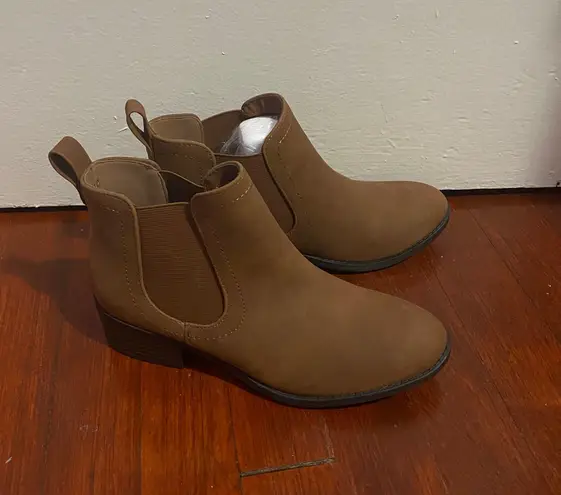 City Classified Brown Ankle Boots