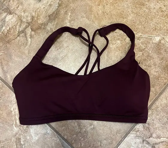 Lululemon Maroon Sports Bra