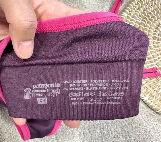 Patagonia  Women’s Switchback Sports Bra in Purple Pink Size XS