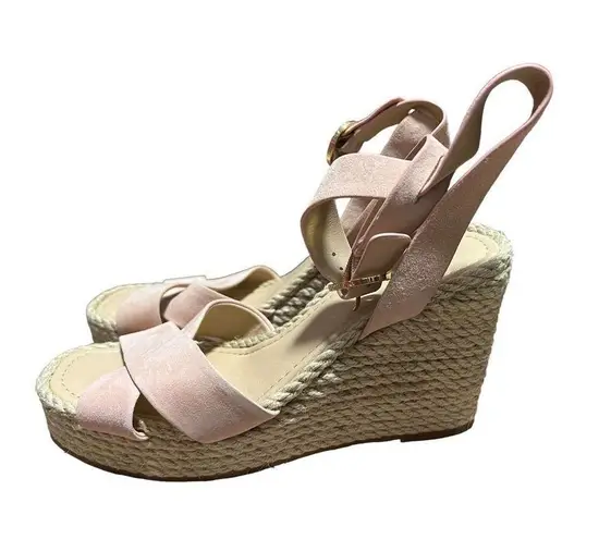 via spiga Sesilia Suede Wedge Sandals