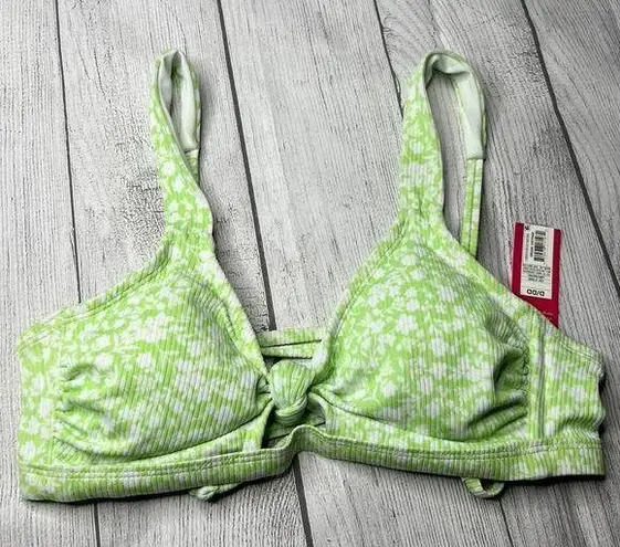 Xhilaration  Target Ribbed Knot Front Bralette Bikini Swim Top Size D-DD XL NWT