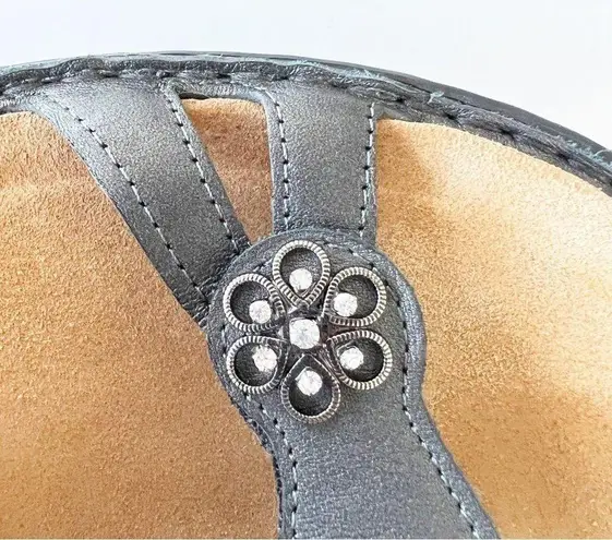 Naot Pewter Melody Double Strap Sandals Size 10