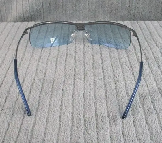 New Divine Eyewear Krista Chrome/Aqua Gradient Sunglasses Women's NWT Blue