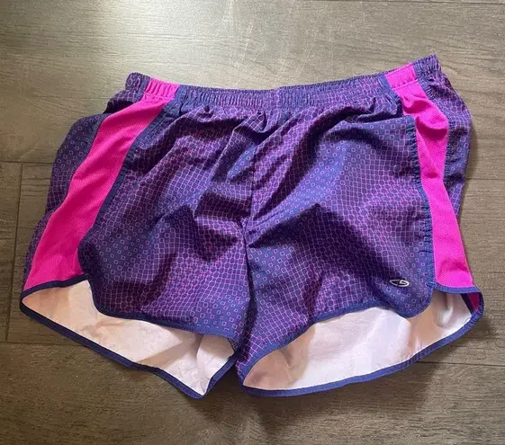 Champion shorts in purple and pink with panty liner inside - EUC - BUNDLE IT:)