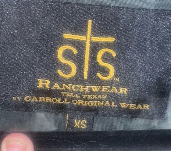 STS Ranch Wear Tell Texas by Carroll Original Wear XS Black
