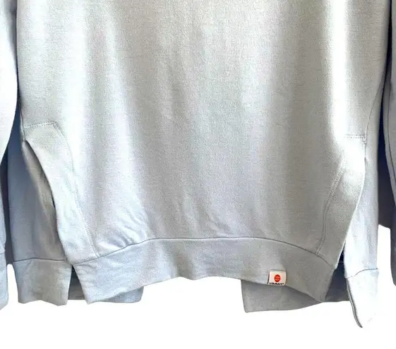 Vimmia Soothe Buttery Open Bow Tie Back Pullover Top Sweatshirt Light Blue XS