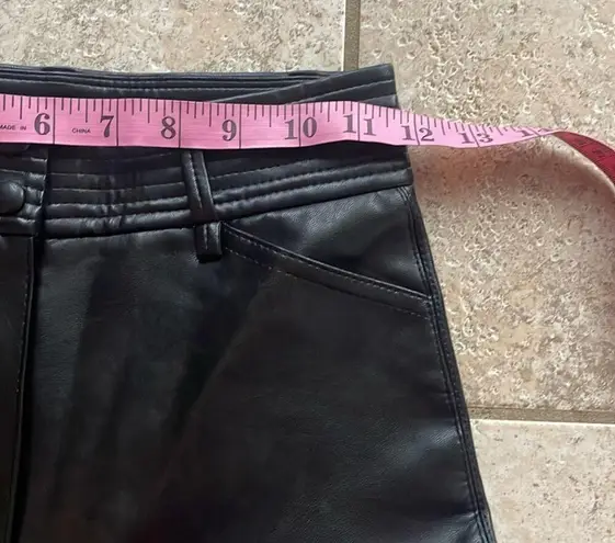 Wilfred Funk Pant in Black Faux Leather