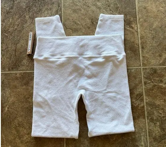 SKIMS Terry Lounge Leggings Snow Size L-Xl