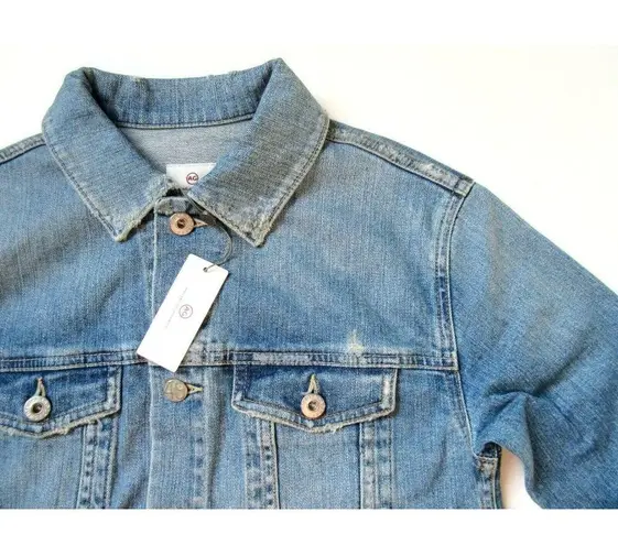 AG Adriano Goldschmied NWT AG Jeans Adriano Goldschmied Nancy 17 Year Grunge Boyfriend Denim Jacket S