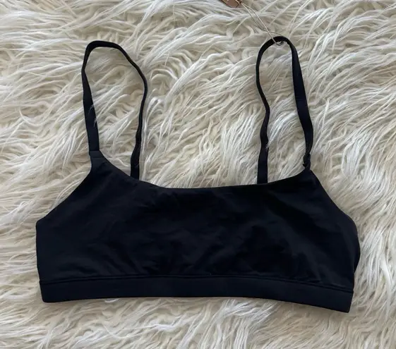 SKIMS Fits Everybody Scoop Neck Bralette Onyx Size Small