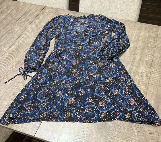 Maeve ANTHROPOLOGIE Gianna Tunic Dress Star Galaxy Print NWOT