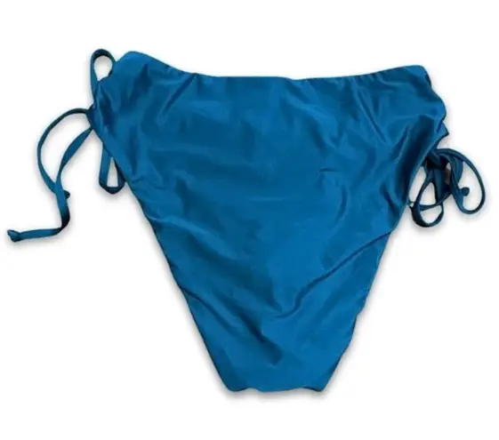 VYB Bikini Bottom Side Cinched Details Comfortable Solid Blue Women's S/M NWOT Size M