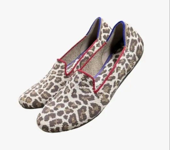 Rothy's Mocha Spot Big Cat Flats GUC Size 7.5 S2815